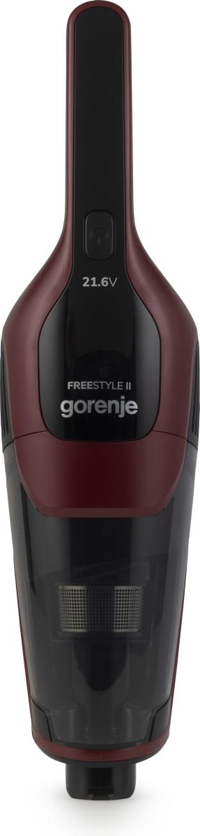 Gorenje SVC216100FSIIR 2-i-1 stangstøvsuger Batteri Dry Poseløs 0,5 L 130 W Rød