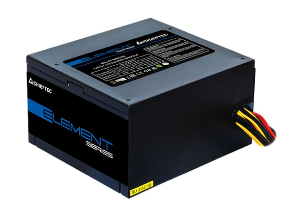 Chieftec ELP-600S enhed til strømforsyning 600 W 20+4 pin ATX PS/2 Sort