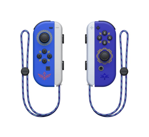 Nintendo Joy-Con Set (L+R) - The Legend of Zelda: Skyward Sword HD Edition Grå, Violet Bluetooth Gamepad Analog/digital Nintendo Switch