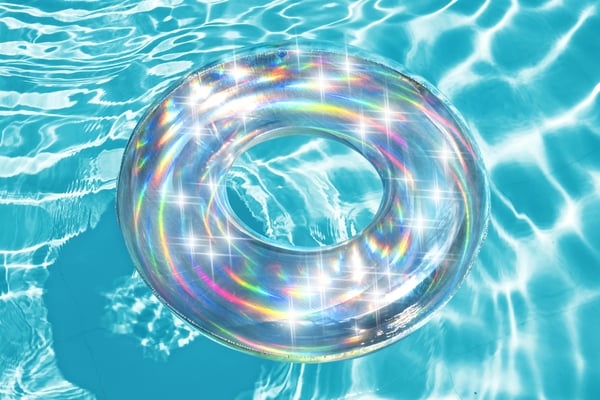 Bestway 36240 pool- och badmadrass Multifärg Mönstrad PVC Simring