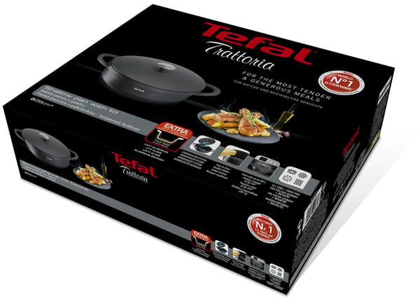 Tefal Trattoria E21872 Pyöreä Musta