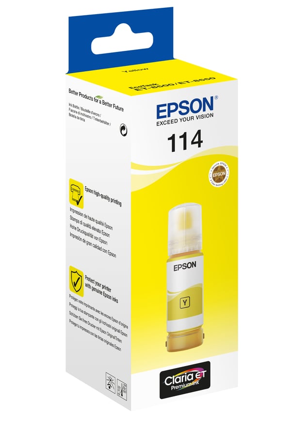 Epson EcoTank 114, gul