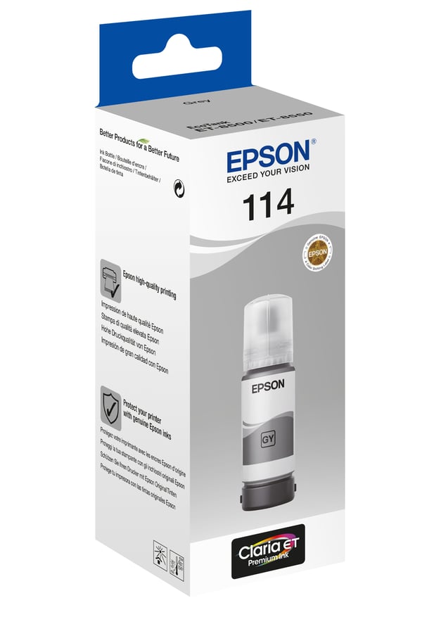 Epson EcoTank 114, harmaa