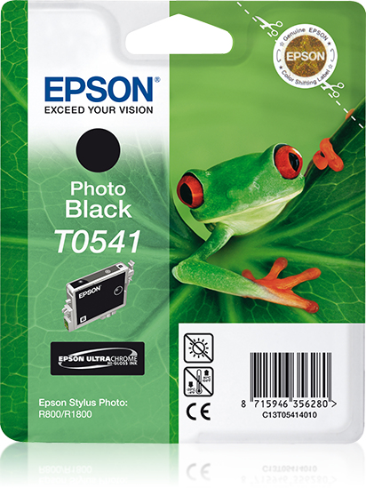 Epson Frog Yksittäispakkaus, valokuvamusta T0541 UltraChrome Hi-Gloss