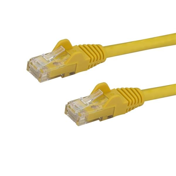 StarTech.com N6PATC50CMYL verkkokaapeli Keltainen 0,5 m Cat6 U/UTP (UTP)