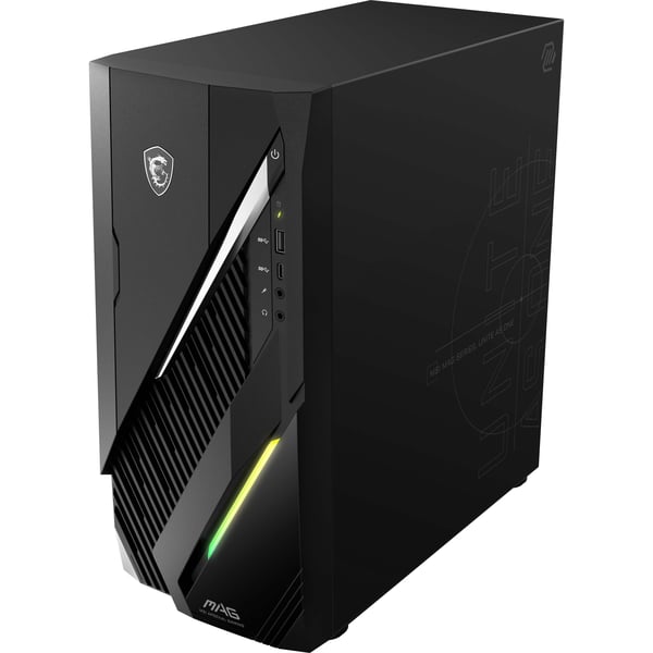 MSI MAG Infinite E1 14NVL5-104EU Intel® Core™ i5 i5-14400F 16 GB DDR5-SDRAM 1 TB SSD NVIDIA GeForce RTX 5060 Windows 11 Home Skrivbord PC Svart