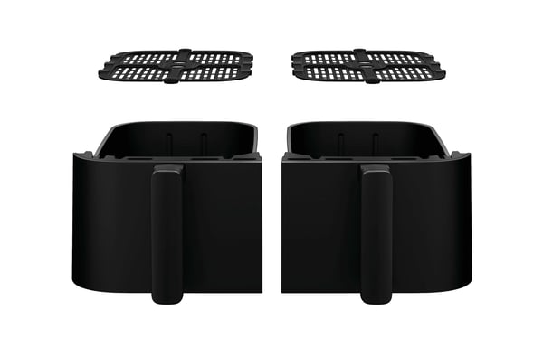 Haier HAF3AD 011 Kaksois 11,5 L Erillinen 3000 W Kuumakiertoilmakypsennin Musta