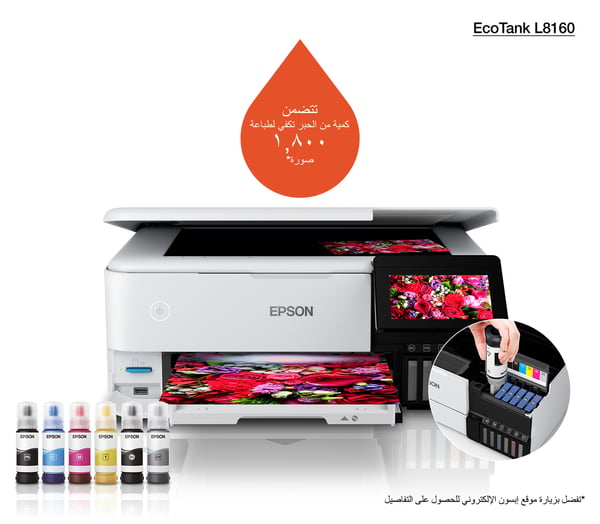 Epson EcoTank L8160 Mustesuihku A4 5760 x 1440 DPI 32 ppm Wi-Fi