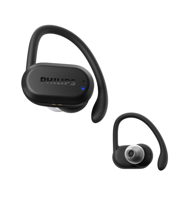 Philips 7600 series TAA7306BK/00 hovedtelefoner/headset Trådløs Ørekrog, I ørerne Sport Bluetooth Sort
