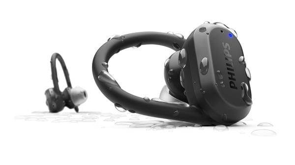 Philips 7600 series TAA7306BK/00 hovedtelefoner/headset Trådløs Ørekrog, I ørerne Sport Bluetooth Sort
