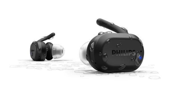 Philips 7600 series TAA7306BK/00 hovedtelefoner/headset Trådløs Ørekrog, I ørerne Sport Bluetooth Sort