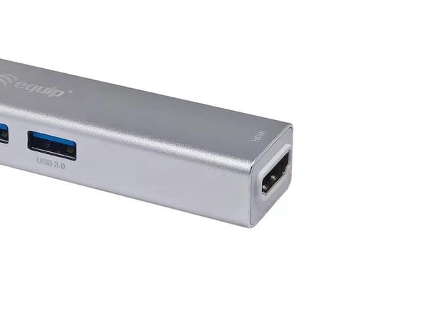 Equip 133480 dockingstation USB 3.2 Gen 1 (3.1 Gen 1) Type-C Sølv