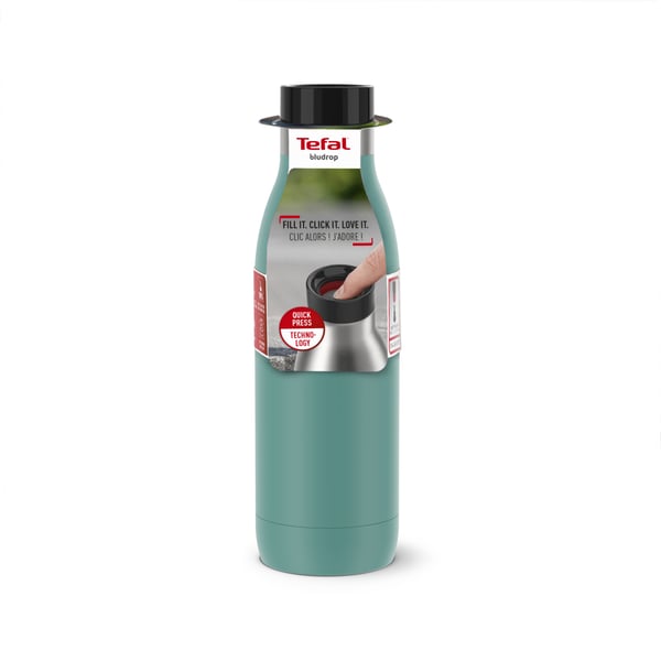Tefal Bludrop Basic N31102 Dagligt forbrug 500 ml Rustfrit stål Grøn, Rustfrit stål