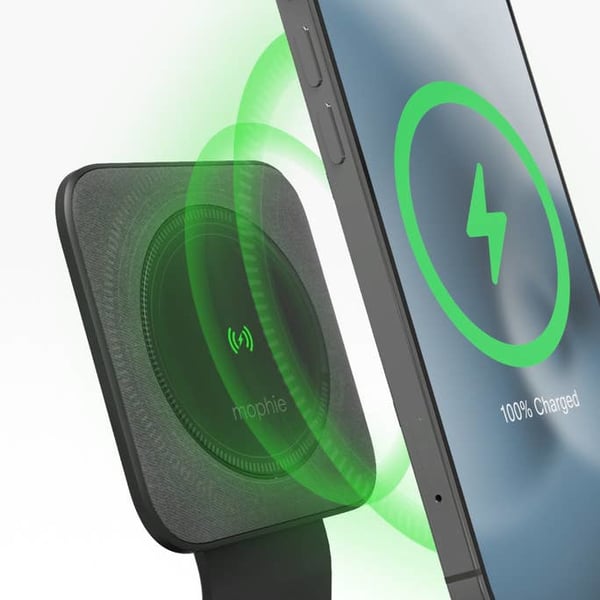 mophie snap+ wireless stand Smartphone Sort Trådløs opladning Hurtig opladning Indendørs