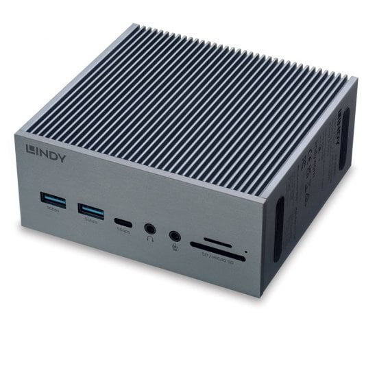 Lindy 43351 dockingstation Docking USB 3.2 Gen 1 (3.1 Gen 1) Type-C Grå