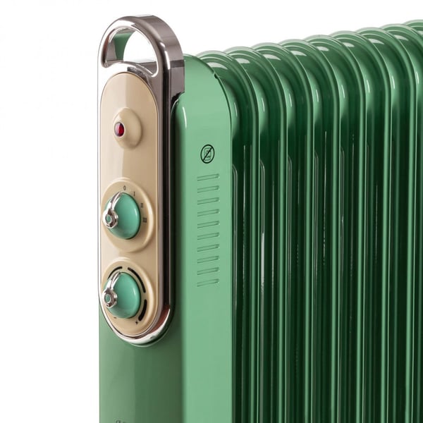 Ariete Vintage Line 8252/04 Sisätila Vihreä 2500 W Öljysähkölämmitin