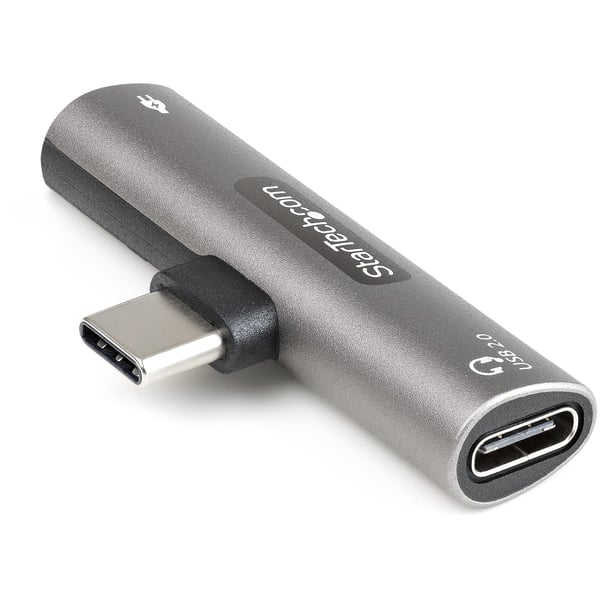 StarTech.com USB C Lyd- og Opladningsadapter, USB-C Lydadapter med USB-C Lydhovedtelefon/Headset Po
