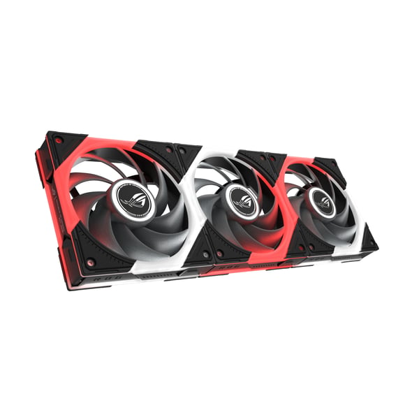 ASUS ROG Eurux GR120 ARGB Fan Triple Pack Datorväska 12 cm Svart 3 styck