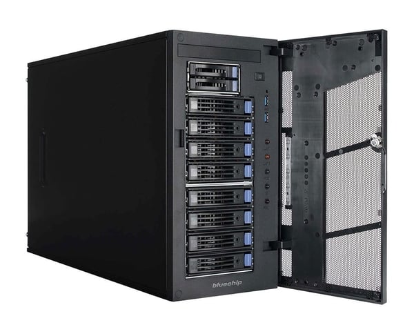 bluechip SERVERline T40322s servrar 1,92 TB Tower Intel® Xeon Silver 4410Y 2 GHz 32 GB DDR5-SDRAM 500 W