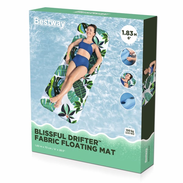 Bestway 43731 allas- & rantakelluke Monivärinen Kuvio PVC-muovi, Polyesteri Kelluva patja