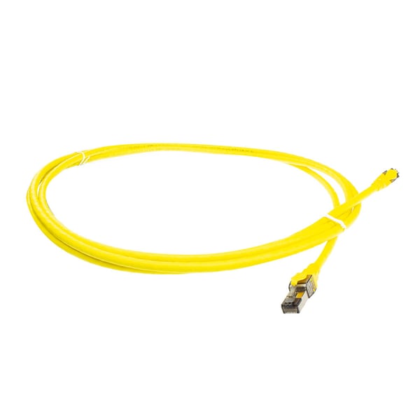 ACT FB8005 nätverkskablar Gul 5 m Cat8 S/FTP (S-STP)