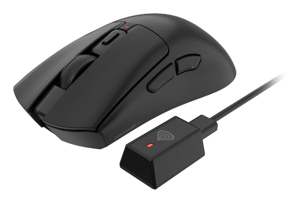 GENESIS Zircon 880 Pro hiiri Pelaaminen Oikeakätinen RF Wireless + Bluetooth + USB Type-C Optinen 30000 DPI