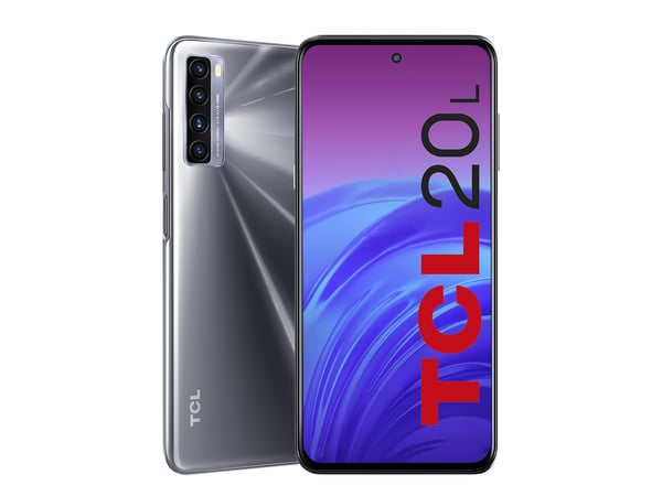 TCL 20 20L 16,9 cm (6.67") Hybrid Dual SIM Android 11 4G USB Type-C 4 GB 128 GB 5000 mAh Sort