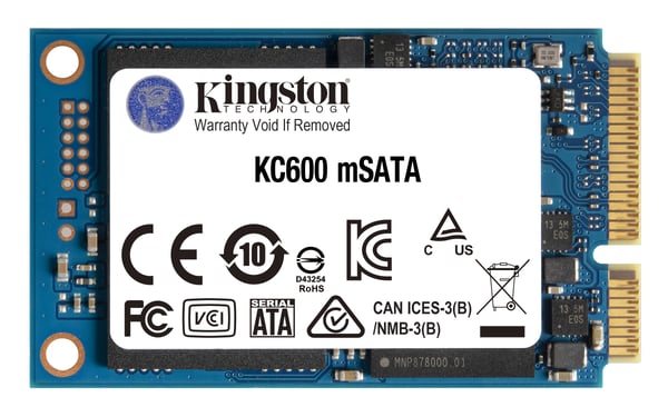 Kingston Technology KC600 256 GB mSATA Serial ATA III 3D TLC Kingston Technology KC600 256 GB mSATA Serial ATA III 3D TLC