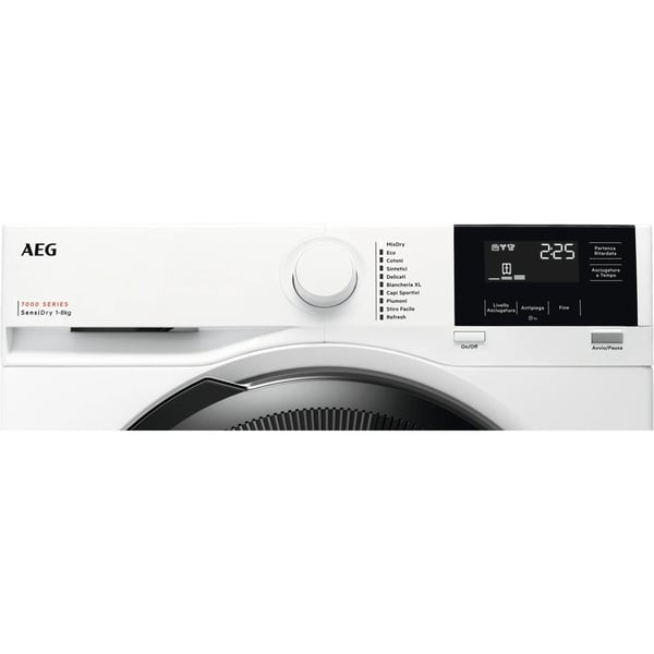 AEG Series 7000 TR7HG8C tørretumbler Fritstående Front-læsning 8 kg Hvid