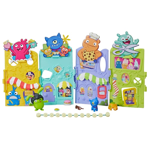 Hasbro Uglyville Unfolded Main Street Playset and Portable Tote Hasbro Uglyville Unfolded Main Street Playset and Portable Tote
