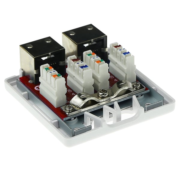 ACT FA7004 uttagboxar RJ-45 Grå