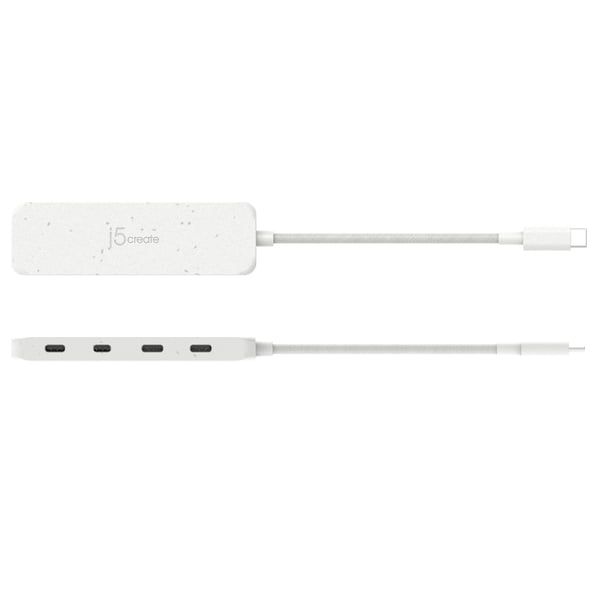 j5create Miljövänlig USB-C till 4-portars typ-C Gen 2-hubb