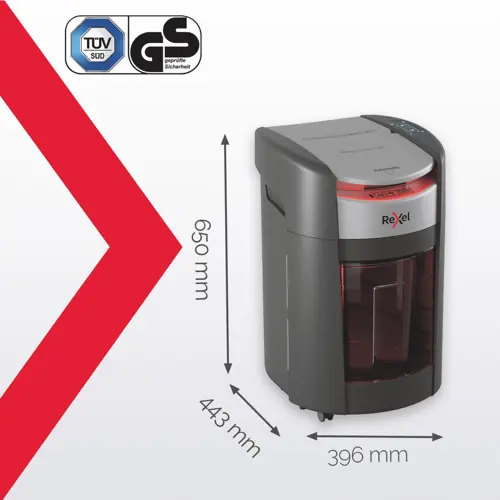 Rexel ShredMax AutoFeed+ 200X makulator P4 krydsmakulering