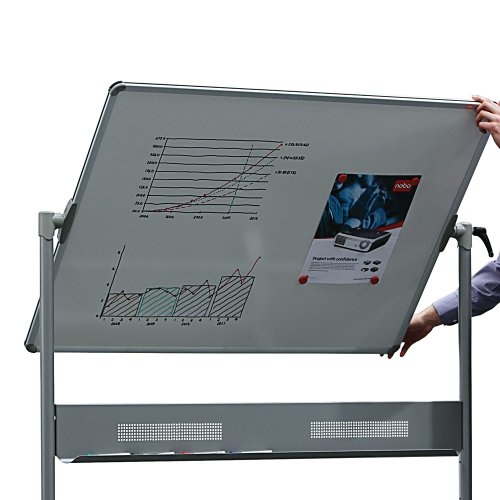 Nobo Impression Pro stål magnetisk mobilt whiteboard 1200 x 900 mm