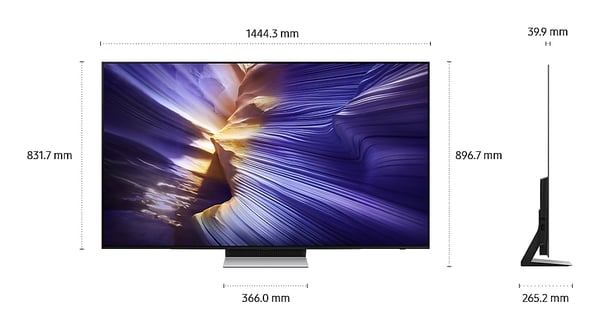 Samsung QE65S90FAT 165,1 cm (65") 4K Ultra HD Smart TV Wi-Fi Sort