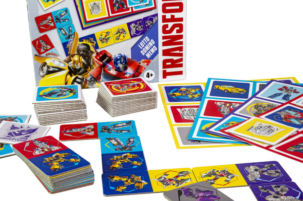 Tactic Peppa Pig Transformers 3 in 1 Lotto, Domino, Memo