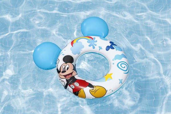 Bestway 9102K pool- och badmadrass Blå, Vit Bild PVC Simring