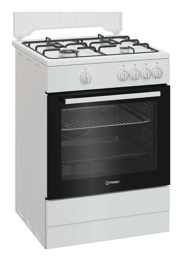 Indesit I6GGKMW Fritstående komfur Gas Gaskomfur Hvid