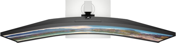 HP E34m G4 välvd WQHD-USB-C-bildskärm för konferenssamtal