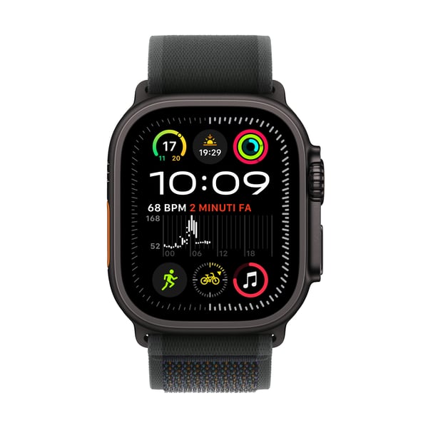 Apple Watch Ultra 2 OLED 49 mm Digital 410 x 502 pixel Berøringsskærm 4G Sort GPS (satellit)
