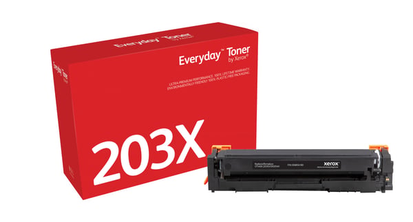 Everyday™ Mustavalko Toner by Xerox compatible with HP 203X (CF540X), High capacity