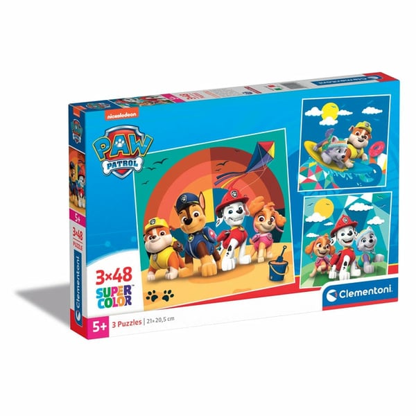 Clementoni Supercolor Paw Patrol Puslespil 48 stk Tegnefilm