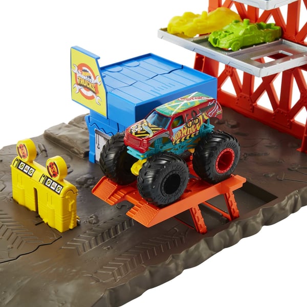 Hot Wheels Monster Trucks Blast Station-legesæt
