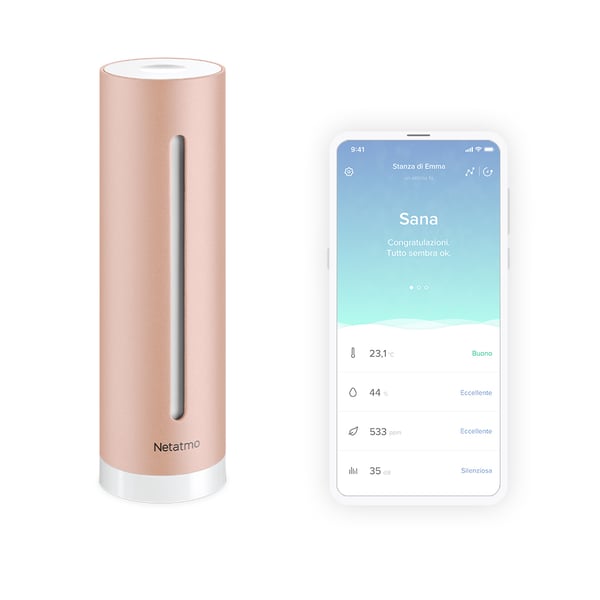 Netatmo Healthy Home Coach smart home miljømæssig sensor Trådløs