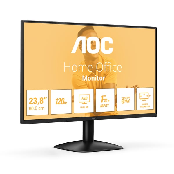 AOC 24B31H tietokoneen litteä näyttö 60,5 cm (23.8") 1920 x 1080 pikseliä Full HD Musta