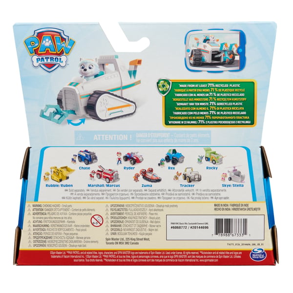 PAW Patrol PAW VHC BasicVeh Sustainbl Everest GML