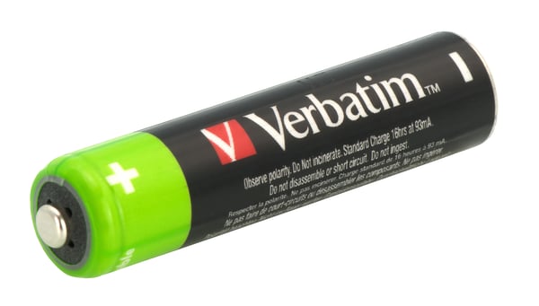 Verbatim 49514 husholdningsbatteri Genopladeligt batteri AAA Nikkel-Metalhydrid (NiMH)