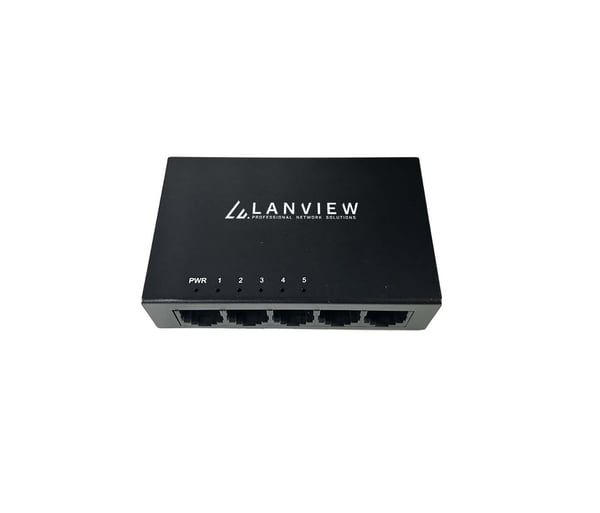 Lanview LVN-DESK-5PORT-1G nätverksswitchar Ohanterad Gigabit Ethernet (10/100/1000)