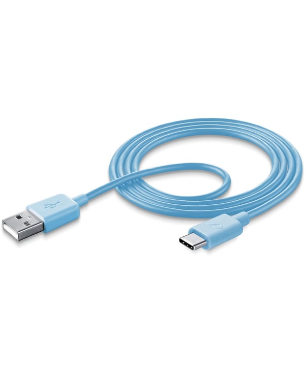Cellularline 8018080325779 USB-kablar 1 m USB A Blå