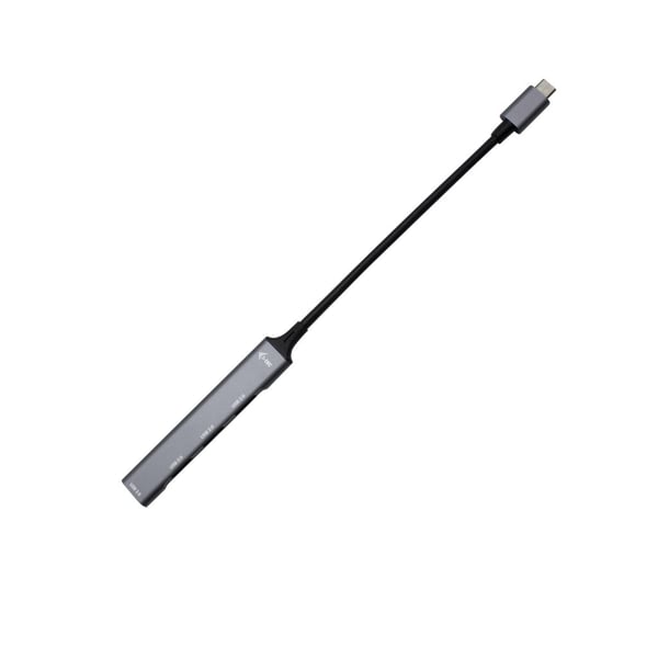 i-tec Metal C31HUBMETALMINI4 gränssnittshubbar USB 3.2 Gen 1 (3.1 Gen 1) Type-C Metallisk